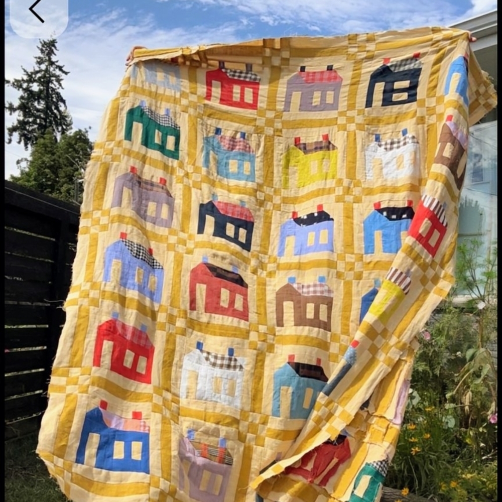 ISO House Patchwork Quilt